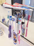 Toothbrush Holder Jewelry Toothpaste Razor Organizer Suction Cup, Mirror, Tile, Wall Mounted, Gift for Bathroom Shower, Does NOT Fall Bathroom Acc...