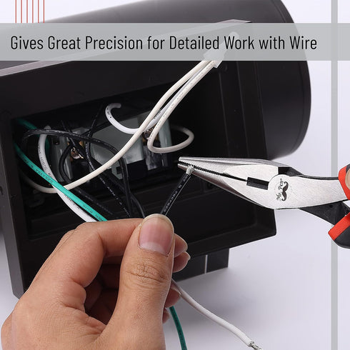 Mr. Pen- Needle Nose Pliers, 6 Inch, Long Nose Pliers, Needle Nose Pliers Tool, Pliers Needle Nose, Long Nose Pliers with Cutter, Wire Wrapping, C...