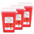 All New Alcedo Sharps Container for Home Use and Professional 1 Quart Plus (3-Pack), Biohazard Needle and Syringe Disposal, Small Portable Contain...
