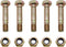 HKAOSDUUH (5 pcs) 710-0891 SnowBlower Shear Pin & Nuts for MTD 910-0891 Snowblowers...