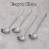 8 Pcs Flower Dessert Spoons, Coffee Teaspoon Set Stainless Steel Tableware Sugar Spoon Small Tea Spoons Cafe Bar Spoon Cute Coffee Teaspoon Mini T...