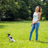 Giantree Metal Dog Leash, Heavy Duty Anti-Bite Dog Leash with Soft Nylon Padded Handle Chew Proof Dog Chain Leash for Small Medium Large Dogs...