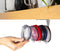 ELYPRO - Tumbler Lid Organizer, Under-Cabinet Cup Lid Holder for Stanley, Yeti, Hydro Flask, Self-Adhesive Under-Cabinet Mount, Kitchen Cabinets a...