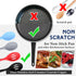 Boao 4 Pcs Silicone Cooking Spoons Set Silicone Serving Spoon Silicone Nonstick Mixing Spoons Slotted Spoons Large Nonstick Heat Resistant Spoons ...