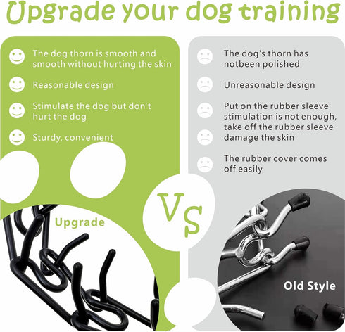 Matte Black No Pull Dog Collar Dog Training Collar for Small Medium Large Dogs (L)...