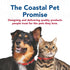 Coastal - Pro Reflective Dog Leash - 6 Foot Dog Leash with D-Ring - Fuschia with Teal - 3/4” x 6’...