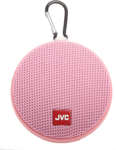 JVC Portable Wireless Speaker with Surround Sound, Bluetooth 5.0, Waterproof IPX4, 7-Hour Battery Life - SPSA2BTP (Pink)...