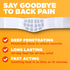 ThermaCare Portable Heating Pad, Lower Back and Hip Pain Relief Patches, L/XL Heat Wraps, 5 Count...