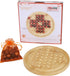 TOWO Wooden Solitaire Game –Peg Solitaire Puzzle Toy - Classic Board Game Marble Chess Mind Game 19.5CM 7.7” Round Board with Wooden Balls One Pla...