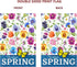 Spring Garden Flag Flowers Butterfly Outdoor Flag Vertical Double Sided Polyester for Farmhouse Yard Outdoor Porch Lawn Decor 12.5 x 18 Inch...