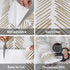 Decoroom Brown Peel and Stick Wallpaper 17.71" X 118" Herringbone Vinyl Self Adhesive Modern Wallpaper Textured Wallpaper for Home Decoration Old ...