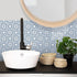 Peel & Stick Tile Stickers 12 PCS Self Adhesive Backsplash Decorative Wall Stickers for Kitchen Bathroom Tile Decals Waterproof & Removable 6" x 6...
