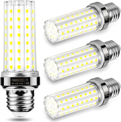 LED Corn Light Bulb 150W Equivalent 2000 Lumen 6500K Cool Daylight White 20W E26/E27 Base Non-dimmable Ceiling Fan Corn Lighting for Home Garage W...