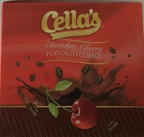 Cellas Chocolate Cherry Flavored Coffee, 12 count...
