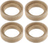 uxcell 4 Pcs Universal 1 Inch Speaker Subwoofer Mounting Spacer Rings Solid Wood Beige...