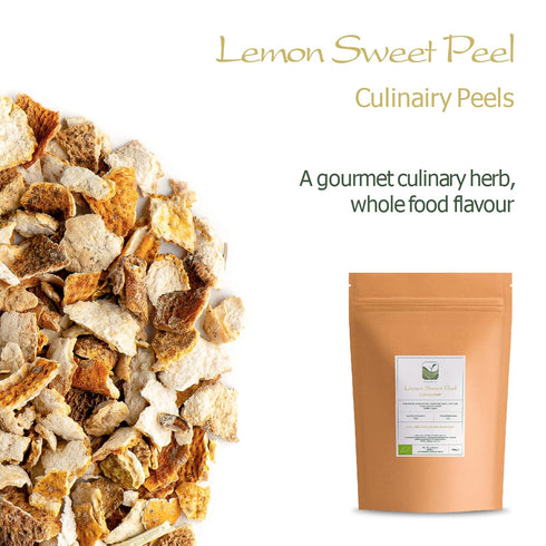 Lemon Sweet Peel Zest Organic - Grated Lemon Peels Dried Lemon Zest - Dried Lemon Peel Dried Zest Lemon Zest For Baking Citrus Peel Dehydrated Lem...