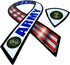 United States Army 2 in 1 Ribbon Magnet, Made in USA...