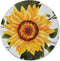 Sunflower Refrigerator Magnet – Vinyl 3” Round Flat Magnet for Fridge, Lockers, Home Kitchen and Farmhouse Decor – Self Adhesive to Metal Surfaces...
