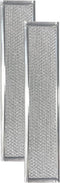Air Filter Factory 4 X 15 X 3/32 Inches Microwave Oven 12-Layer Aluminum Mesh Grease Filters 2-Pack...