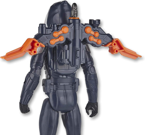 Marvel Black Widow Titan Hero Series Blast Gear Taskmaster Action Figure, 12-Inch Toy, with Launcher and Projectiles, Ages 4 and Up...