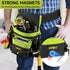 Tool Belt,Magnetic Tool Pouch,14-Pockets Tool Belts for Men,Detachable & Adjustable Tool Pouch belt for Electrician,Carpenter,Construction,Work Ap...
