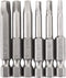 1/4-Inch Shank Magnetic Square Head Screwdriver Bits Power Tools SQ1 SQ2 SQ2.74 SQ3 SQ4 SQ5 50mm/2 Inch Length(1Set)...