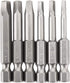 1/4-Inch Shank Magnetic Square Head Screwdriver Bits Power Tools SQ1 SQ2 SQ2.74 SQ3 SQ4 SQ5 50mm/2 Inch Length(1Set)...
