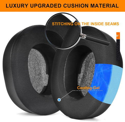 Nova Pro Wireless Earpads - defean Replacement Ear Cushion Ear Pads Compatible with Steelseries Arctis Nova Pro Wireless Headphones (Black Cooling...