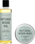 CARON & DOUCET - Natural Wood Conditioning Oil and Wax Bundle - 100% Plant Based Wood Conditioning and Polishing Oil - Orange Scented - Suitable f...