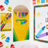 Eureka Crayola Let Your Colors Shine Classroom Bulletin Board Set for Teachers, 24 Pieces...