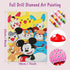 LOVKIDS Diamond Painting Kit for Kids, 2 Pack Diamond Art Activity with 5D Gem, Large 7 x 7 Inches DIY Arts and Crafts Gifts for Kids Age 6, 7, 8,...