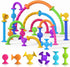 Bath Toys Suction Sensory Toys: 20 Pcs Silicone Suction Cup Toys - Bath Toys No Hole - Sensory Toys for Baby Toddlers...