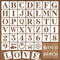 6 Inch Letter Stencils and Numbers, 40 Pcs Alphabet Drawing Templates, Reusable Plastic Art Craft Stencils for Painting on Wood, Wall, Fabric, Roc...
