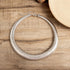 Women's Chunky Striped Flat Snake Collar Necklace Exaggerated Heavy Metal Twisted Torques Necklace...