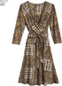 New Look U06301A Misses' Mock Wrap Knit Dress Sewing Template, A (8-10-12-14-16-18-20)...