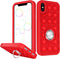 Joyleop Red Bubble Case for iPhone X/XS Fidget Design Unique Silicone Cute Fun Cover Girly Fashion Girls Boys Kids Cases,Funny Kawaii with Metal R...