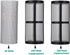 Garden Hose Filter for Pressure Washer Inlet Water, Inline Filter for Sediment, 40 Mesh Screen, Extra 2 Pieces100Mesh Screen Kit...