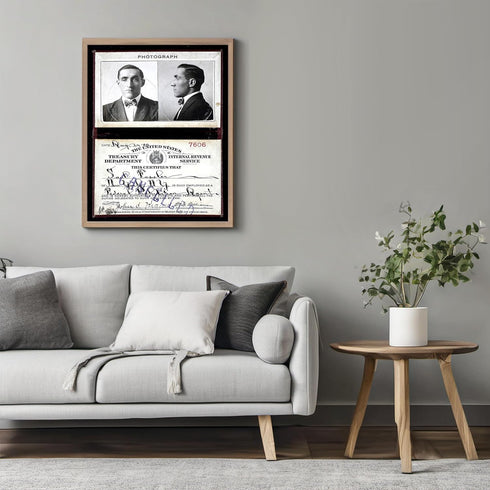 Posterizer 1 pcs-Prohibition Agent ID Poster 2 Samuel Fassler-Vintage Art-Patriotic & Military Art-Gift for Policemen, Law Enforcement Officer- UN...