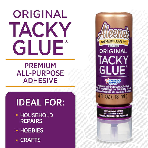Aleene's 33143 Original Tacky Always Ready Adhesives, 4 oz....