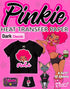Pinkie Heat Transfer Paper for Inkjet Printer (10 Sheets,8.5x11") Printable Heat Transfer Vinyl for T-Shirts Iron On Transfers for Dark Fabrics (D...