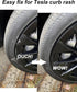 SYOAUTO Matte Black Rim Touch Up Paint For Tesla Model Y 20" Induction Wheel Touch Up Paint Rim Scratch Repair Wheel Paint Curb Rash Paint Pen(Mat...