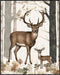 Posterizer 1 pcs- Beautiful deer with its child in the jungle print-Art for Animal Lovers-Landscape Nature - Gift for Men Women Teens-Decor for Be...