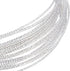 BENECREAT 20 Gauge 20Ft Textured Copper Jewelry Wire, Silver Brass Wire Tarnish Resistant Beading Wire for Jewelry Making Supplies and Crafting...