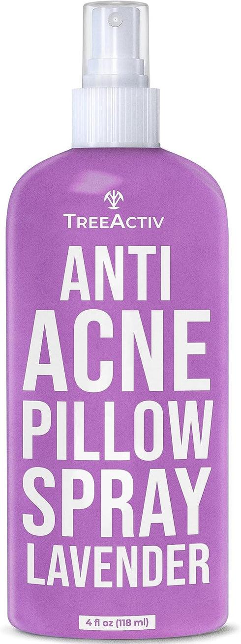 Anti-Acne Pillow Spray, 4 fl oz, Lavender Sleep Spray, Pure Lavender Essential Oil Air Freshener, Pillow Linen Spray for Bedding, Aromatherapy, 10...