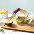 Spring Chef Large Purple Dough Blender For Baking, Heavy Duty Dough Cutter Tool, Stainless Steel Puff Pastry Cutter Tool with Sharp Blades, Dishwa...