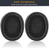 Crusher Wireless/Crusher Evo Earpads Hesh 3/Hesh ANC Replacement Pads Ear Muffs Parts Compatible with Skullcandy Crusher ANC/Crusher Evo/Crusher 3...