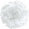 Offray, White & Silver Wired Edge Cosmic Glitz Craft Ribbon, 1 1/2-Inch x 9-Feet...