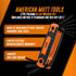 AMERICAN MUTT TOOLS 17pc Folding Allen Wrench Sets – SAE and Metric Allen Key Set – Hex Key Set, Allen Wrenches Sets, Metric Allen Wrenches Set...