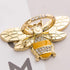 Allengel Stylish Phone Ring Grip Holder Stand, Bee Phone Finger Holder Kickstand for iPhone and Android Phone, Gold & Crystal...