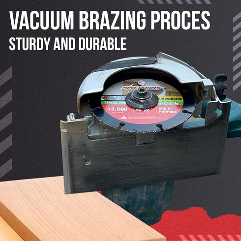 4 1/2 Inch Cut Off Wheel for Wood, Wood with Nails, Laminate, Plastic, Plaster, Rubber Angle Grinder Wood Cutting Disc 4.5 Inch with 7/8 Inch Arbo...